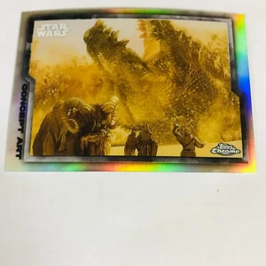 Arte conceptual Mandalorian 2021 Topps Star Wars Chrome Legacy MCA-6 Chiang - Imagen 1 de 2