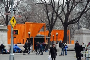 New York Central Park West Christo's Gate foto giclée originale firmata da Arnold - Foto 1 di 6