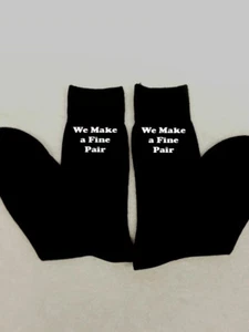 PERSONALIZADO HOMBRE MARIDO FINO PAR BORDADO SAN VALENTÍN REGALO NOVIO Marido - Imagen 1 de 9