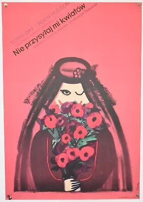 Original Vintage Polish Movie Poster - Doris Day - Jerzy Flisak - 1966 - Bild 1 von 4