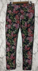 HALLHUBER EU 38 US M Medium Floral Garden Skinny Leg Pants Jeggings - Picture 1 of 15