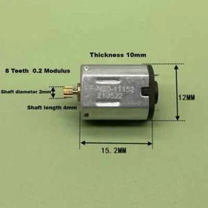 Mini FF-N20 12mm*10mm Motor DC 3V 3.7V 5V 18460RPM High Speed Carbon Brush Motor - Picture 1 of 7