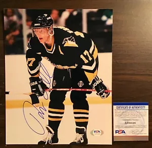 Tomas Sandstrom autograph 8 X 10 signed photo PSA NHL PIttsburgh Penguins - Picture 1 of 1