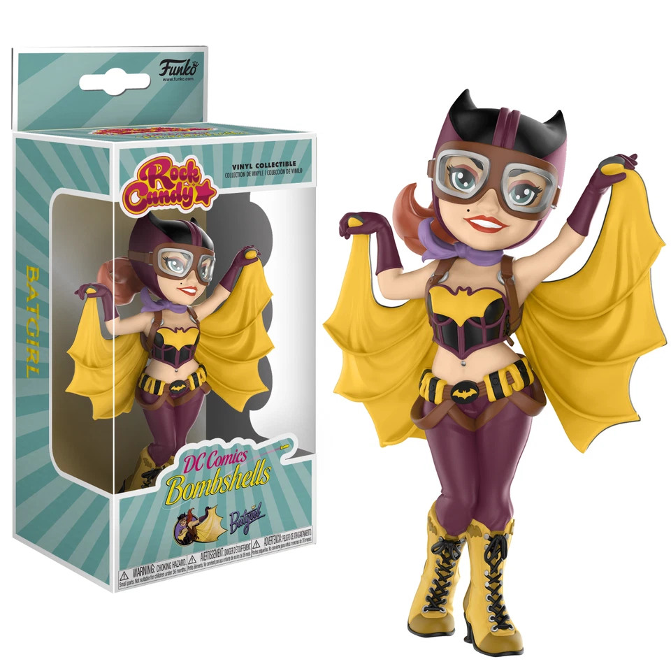 Funko Rock Candy ~ DC BOMBSHELLS BATGIRL VINYL FIGURE ~ DC Universe - Image 1 of 1