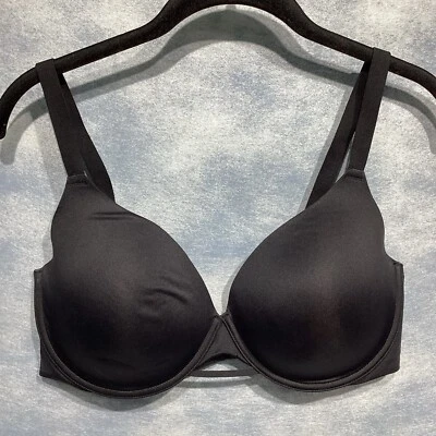 Hanes Bra Black Underwire XL+ Smooth Cup Multi-way Strap - Image 1 of 4