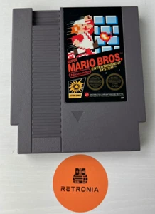 Super Mario Bros Nintendo Nes Game Cart GBR 5 Screw Mattel Version Inc Sleeve - Picture 1 of 4