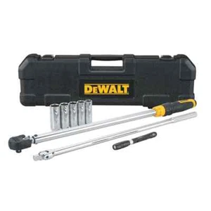 Llave dinamométrica de accionamiento de 1/2" cabeza flexible removedor de tuercas kit de cambio de neumáticos de 17-23 mm 7 piezas - Imagen 1 de 5