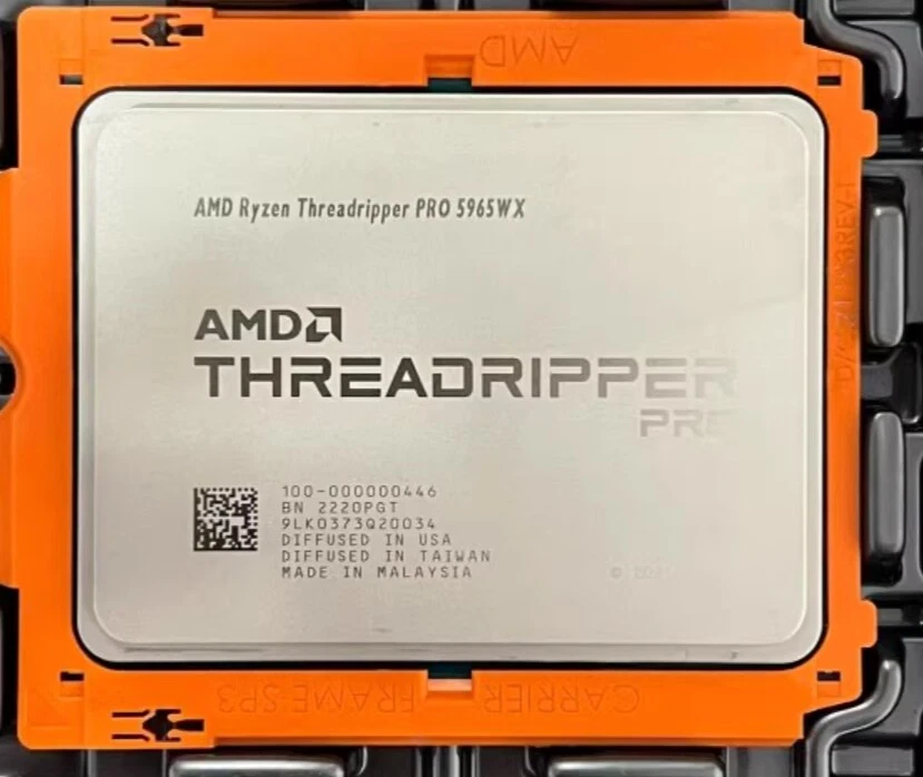 AMD Ryzen Threadripper PRO 5965WX 24C 48T 3.8GHz 4.5GHz Socket WRX8 280W - Image 1 of 1