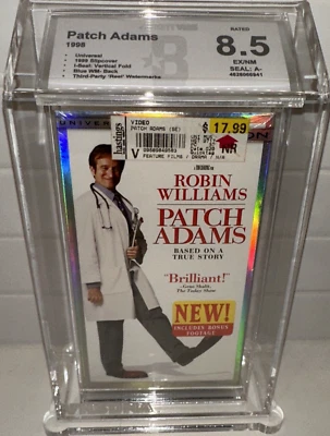Patch Adams VHS 1999 Special Edition Robin Williams Beckett Graded 8.5 A- Sealed - Image 1 of 3