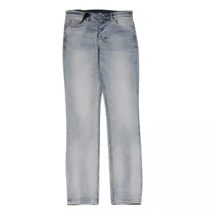 Jean Ksubi Para Hombres Talla 30x33 Azul Lavado Claro Chitch Tiro Medio Calce Ajustado Denim - Imagen 1 de 10