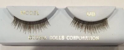 "Pestañas de muñeca marrón mediano de 7/8"" de Global" Foto 1 de 3