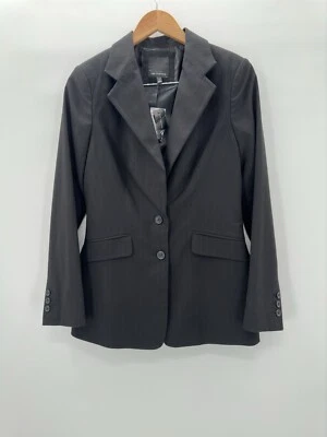 Blazer negro a rayas talla pequeña THE LIMITED para mujer NUEVO Foto 1 de 4