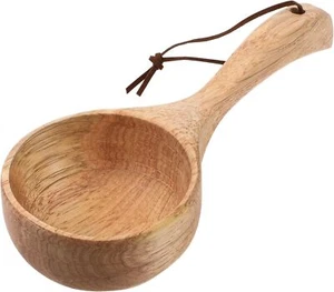 Wood Scoop Bath Salt Scoop Wooden Kitchen Scoop Rice Spoon Multipurpose Large - Picture 1 of 3