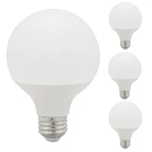 4Pack G25 Globe Light Bulb, 5000K Bright White, 520LM, 6W (60W), E26 - Picture 1 of 1