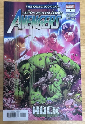 Free Comic Day FCBD 2021 Avengers 1; Hulk Thor Capitán América; Anuncio Black Panther Foto 1 de 4