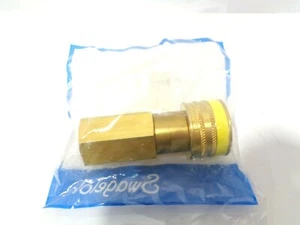 Cuerpo de conexión rápida de latón 1/2" FNPT Swagelok B-QC8-B-8PFK4 - Imagen 1 de 3
