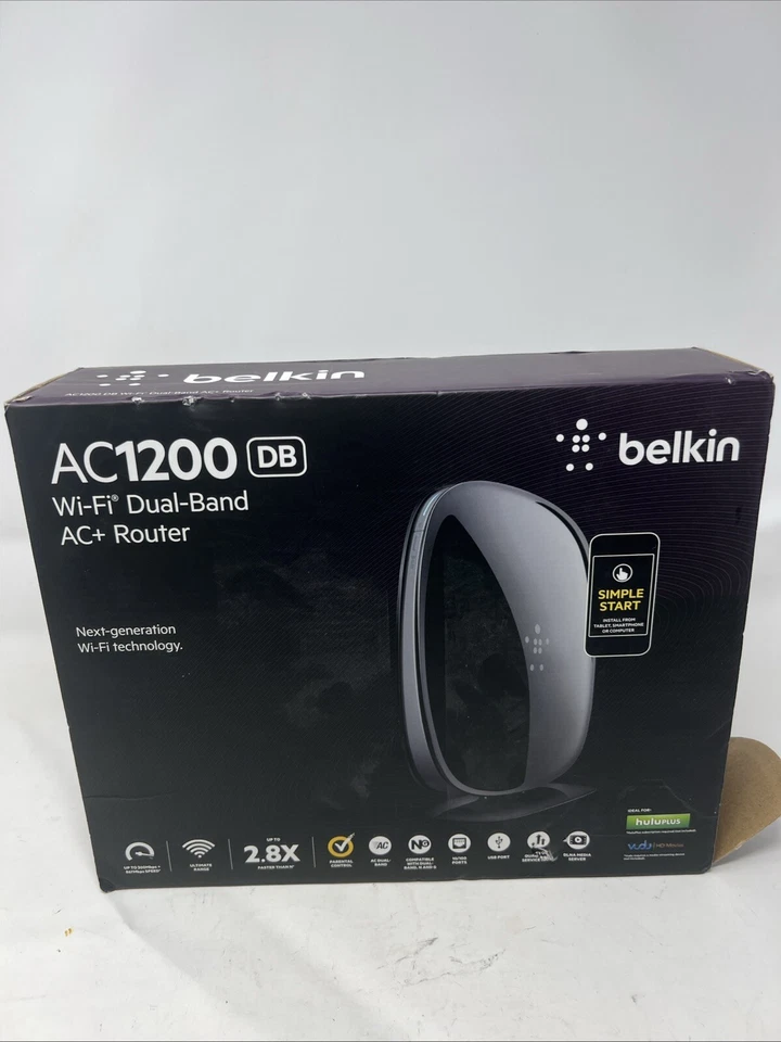 Belkin AC 1200 DB Wi-Fi Router - Image 1 of 4