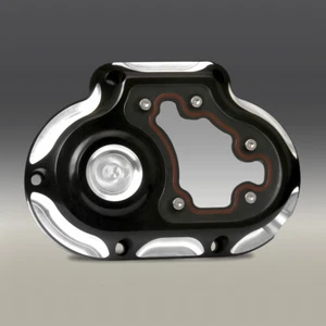Cubierta lateral de transmisión CNC Clarity para Harley Softail 07-17 FLHTC FLHTCU 07-13 - Imagen 1 de 7