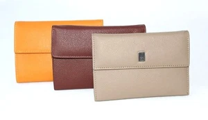 Portafoglio Donna in Vera Pelle Compatto Porta carte di credito spicci tessere. - Picture 1 of 10