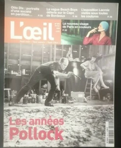 L'oeil N° 599 Action Painting Pollock Delacroix Perles Lacroix Brian Wilson Roll - Imagen 1 de 1