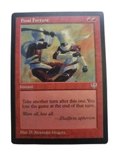 MTG Final Fortune x1 Mirage NM Magic the Gathering card NTG