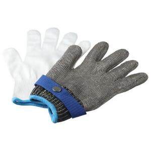 Gray Protection Gloves Stainless Steel Stab Resistant Glove  Work