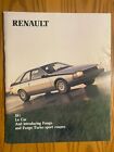 1982 Renault (American Motors) - 18i, Le Car, Fuego with Turbo - Sales Brochure