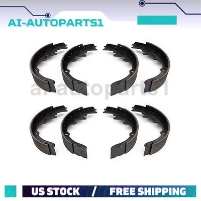 Par de sapatas de freio a tambor dianteiro e traseiro Chevrolet Blazer 1969 1970 - Imagem 1 de 4