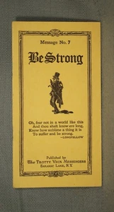 The Trotty Veck Messengers Saranac Lake  inspirational booklet  no. 7  1915 - Picture 1 of 2