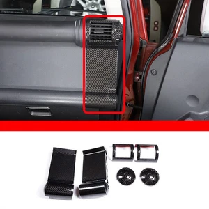 ABS Carbon Fiber Side Air Vent Outlet Cover Trim For Toyota FJ Cruiser 2007-2021 - Foto 1 di 10