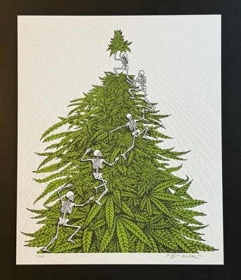 Emek On Top of Ol' Smokey - White Embossed Numbered & Signed Limited Edition/175 - Image 1 of 4