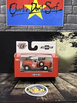 Camión Chevrolet Apache 1959 M2 4x4 1:64 rojo diecast caja sellada estado casi nuevo Foto 1 de 4