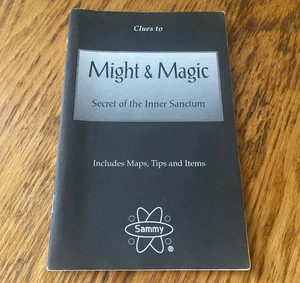 Might & Magic CLUE BOOK strategy guide hint maps charts nintendo nes handbook - Picture 1 of 7
