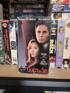 Guilty As Sin VHS 1993 Hollywood Pictures - Picture 1 of 2