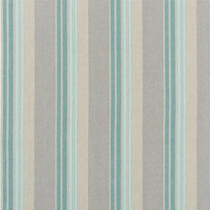 DESIGNERS GUILD FABRIC BRERA STRIATO AQUA - Picture 1 of 2