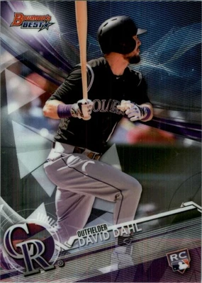 2017 Bowman's Best Baseball Card #11 David Dahl RC - Image 1 of 2