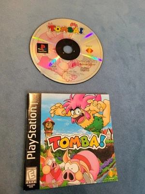 Tomba! PS1 Disc and Manual Tested Working Sony PlayStation 1  - Image 1 of 3
