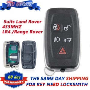 433MHz Remote Key Fob Suitable For Land Rover LR4 Range Rover Evoque Sport 2010 - Picture 1 of 6