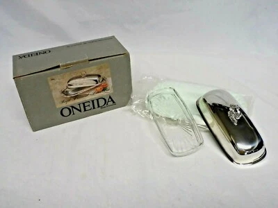 Oneida Silver Plate Royal Provincial Covered Butter Dish - Image 1 of 4