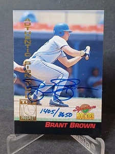 1994 Signature Rookies Signatures Brant Brown #2 Auto 1405/8650 Orlando Cubs - Bild 1 von 2