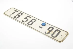 Vintage KFZ DDR Retro Kennzeichen Kreis AUE für Trabant etc. - Bild 1 von 8