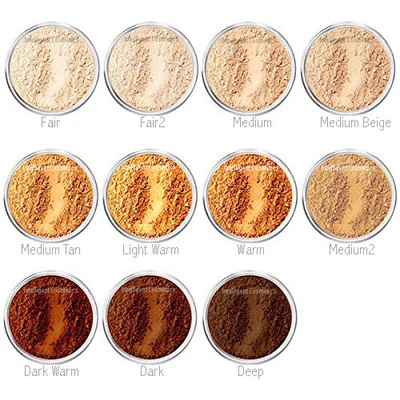 Natural mineral make up face powder foundation bare pure minerals magic coverage - Image 1 of 4