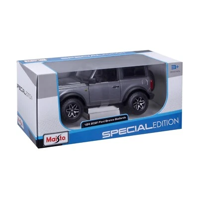 Maisto 2021 Ford Bronco Badlands 1:24 Modellino SUV Auto Automobile Fuoristrada - Immagine 1 di 4