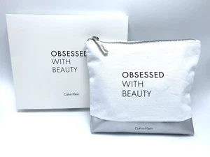 CALVIN KLEIN "Obsessed with Beauty", Cosmetic Makeup Bag-Pouch-Case *New in box* - Picture 1 of 4