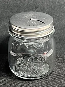 Bormioli Rocco 10 oz Salt Jar /Genietti Cap Stainless Steel  - Picture 1 of 10