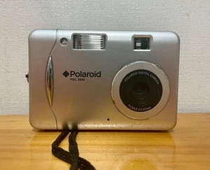 POLAROID PDC 5080 5.1MP Digicam Digital Camera -SILVER - UNTESTED With Case - Picture 1 of 18
