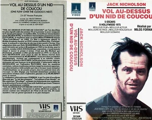 ONE FLEW OVER THE CUCKOO'S NEST (1) / FRENCH VIDEO SLEEVE / THORN EMI VIDEO LABL - Picture 1 of 2