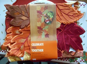 Corredor de mesa Celebrate Fall Together 36" L x 13" W mezcla de poliéster ¡Kohl's! - Imagen 1 de 9
