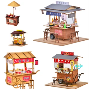 Miniature Building Model Set LED Lighting City Street View Scene Display Model - Picture 1 of 187