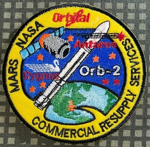 Parche de servicio de reabastecimiento comercial Mars NASA Orbital Antares Cygnus ORB-2 nuevo A463 - Imagen 1 de 2